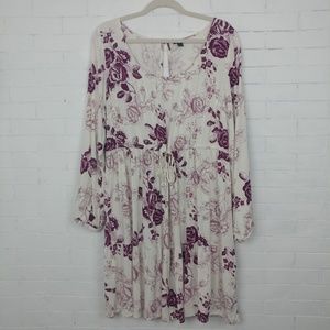 Torrid Dress, Flowy Peasant Sleeves, Floral Print